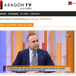 Juan de Dios Meseguer socio de PETEC en Aragon TV