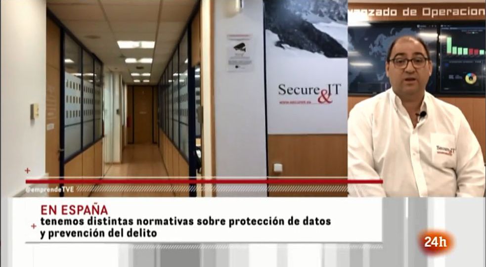 Francisco Valencia de Secure&it en el programa Emprede de RTVE