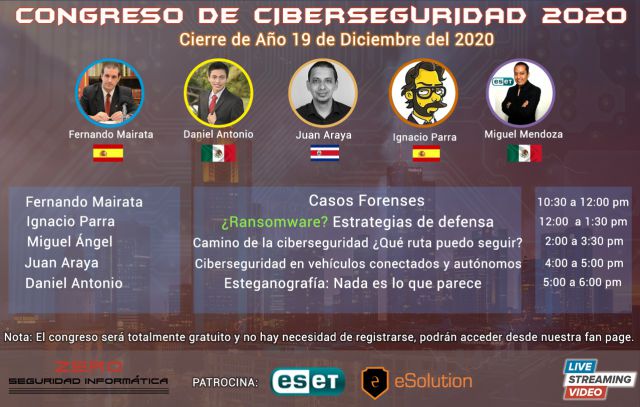 PETEC en el Congreso Ciberseguridad 2020