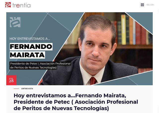 Entrevista de Trentia.net a Fernando Mairata realizada por Elena Marcos