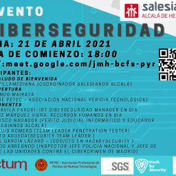 Evento Ciberseguridad Salesianos Alcalá de Henares con colaboación de PETEC