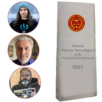 Finalistas del Premio Pericia Tecnológica a la Trayectoria