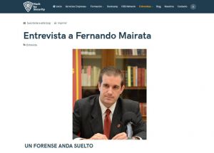 Entrevista a Fernando Mairata por Hack by Security