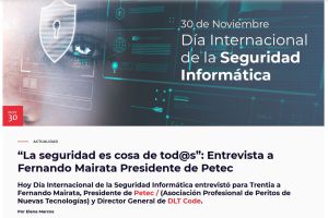 Entrevista en Trentia.net “La seguridad es cosa de tod@s”: Entrevista a Fernando Mairata Presidente de Petec