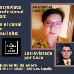 Ana Isabel Corral entrevistada en "La Charla de Coco"
