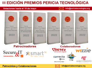 Votación Premios Pericia Tecnológica 2022