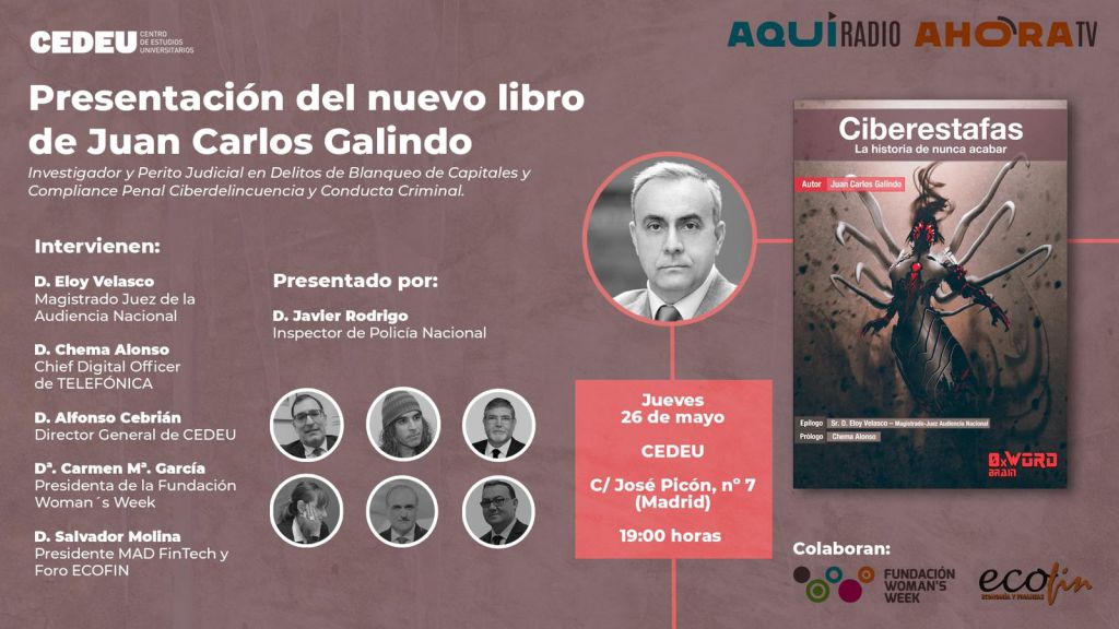 Presentación del nuevo libro de Juan Carlos Galindo