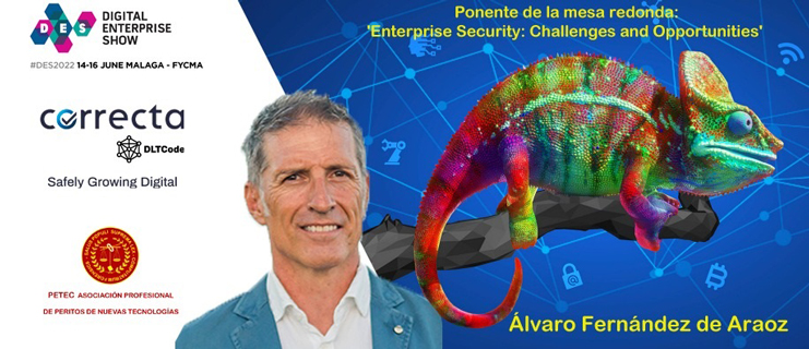 Álvaro Fernández de Araoz, mesa redonda "Enterprise Security: Challenges and Opportunities"
