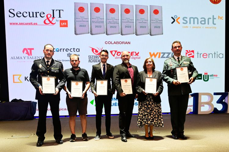 Ganadores de la III Edición de los Premios Pericia Tecnológica 2022