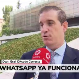 Fernando Mairata en la entrevista por la caída de WhatsApp