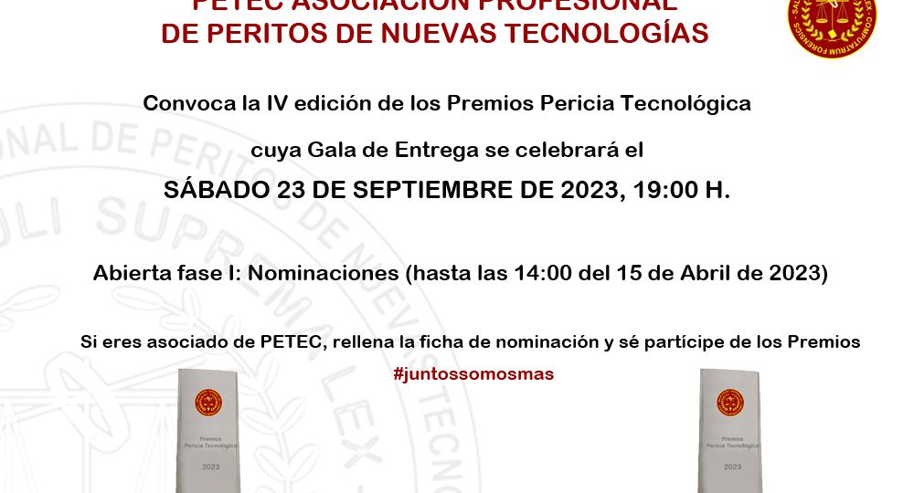Imagen premios pericia tecnológica 2023